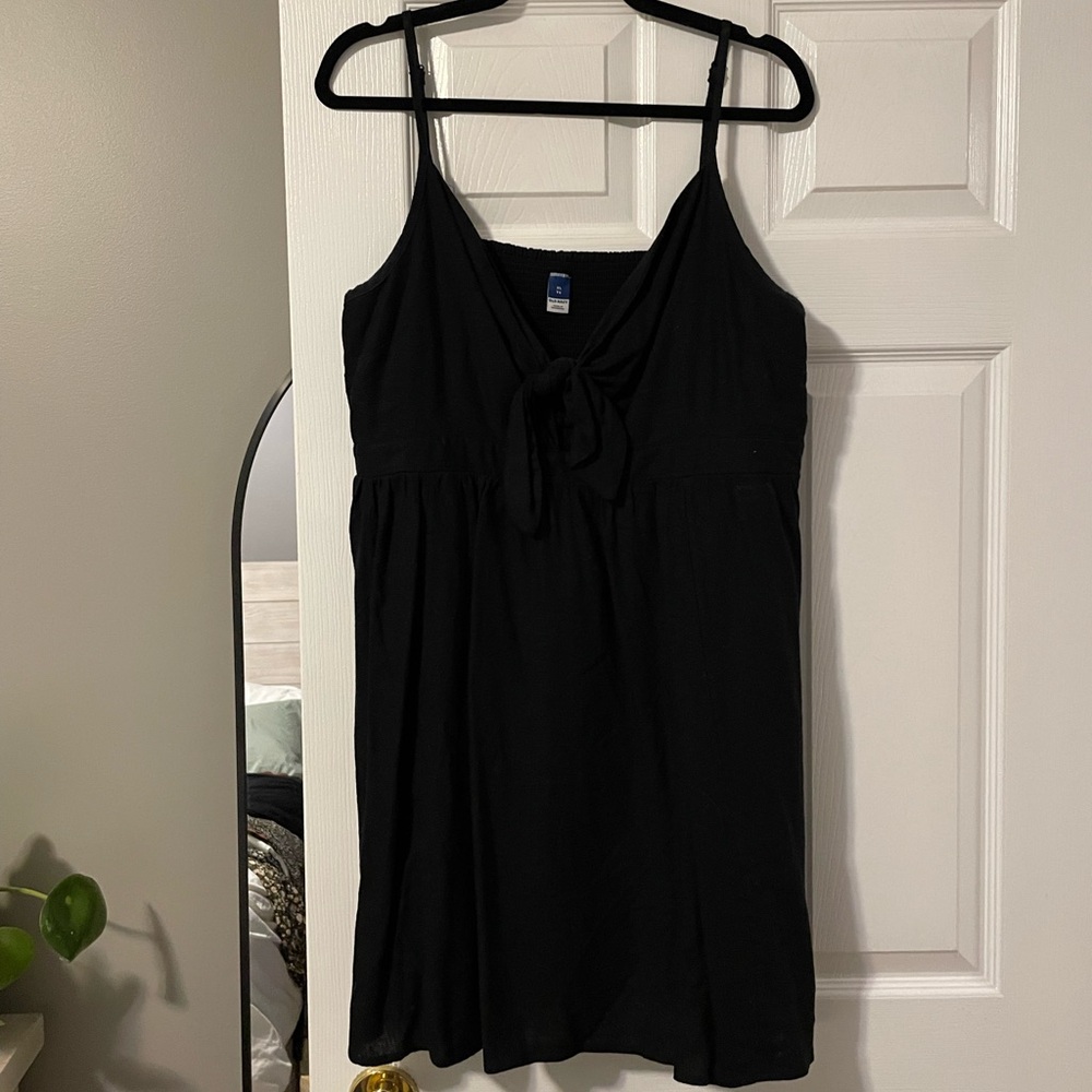 Tie front dress
